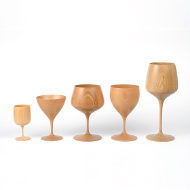 Wooden Wine Glass